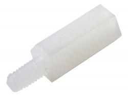 Стойка нейлоновая винт-гайка M3х12мм