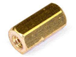Стойка латунная с двусторонней внутренней резьбой M2х8мм