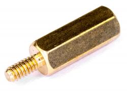 Стойка латунная винт-гайка M2х10мм