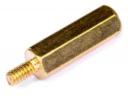 Стойка латунная винт-гайка M2х12мм