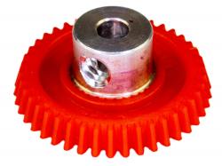 Шестерня (спур) S&K 42T 72P косая 16° на ось 2.37мм