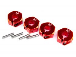 Алюминиевый шестигранный адаптер 6мм х 12мм (4шт)