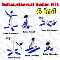 Конструктор развивающий на солнечной батарее 6 в 1