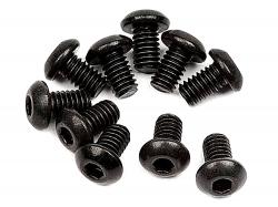 Винты с полукруглой головкой М2.5х4мм (10шт) #100864