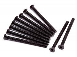 Винты с потайной головкой М3х40мм (10шт) #106427