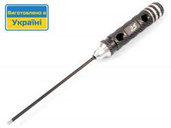 Викрутка шестигранник KV 2.5мм (полегшена ручка)