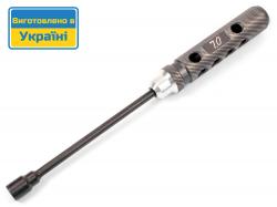 Ключ накидной KV 7.0мм (облегченная ручка)