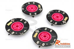 Комплект динамічного світла для підсвітки коліс автомоделей (Рожевий)