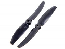 Пропелери для мультикоптера 5030 пара чорні (CW+CCW)