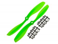 Пропелери для мультикоптера Gemfan 1045 пара зелені (CW+CCW)