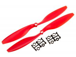 Пропелери для мультикоптера 1045 пара червоні, чорні, жовті (CW+CCW)