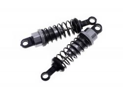 Масляные амортизаторы 56мм для автомоделей 1/18 2шт (Серебряные)