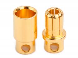 Роз’єм Polymax 6.5мм позолочений (пара)