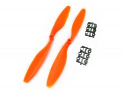 Пропелери для мультикоптера Gemfan 9047 пара оранжеві (CW+CCW)