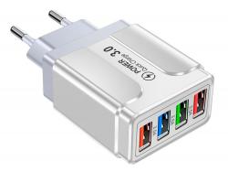 Сетевой 4-х портовый USB блок питания 5.1А