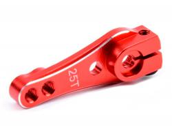 Алюминиевая качалка 25Т 32.5мм для сервоприводов (красная)
