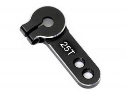 Алюминиевая качалка 25Т 27мм для сервоприводов (черная)