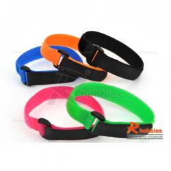 Ремінець (27см) для фіксації акумулятора на липучці (жовтий)