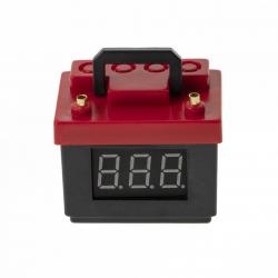 Вольтметр в корпусе автомобильного аккумулятора 1/10