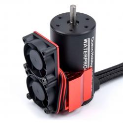 Алюминиевый радиатор 35мм с двойным вентилятором(типоразмер 540, 550)