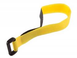 Ремешок (40см) для фиксации аккумулятора на липучке (желтый)