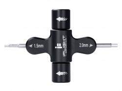 Отвертка шестигранник iFlight 1.5мм/2.0мм с гаечным ключом для пропеллеров M3/M5