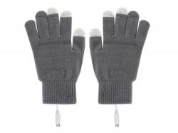 Зимние перчатки USB с подогревом (серые)