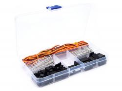 Набір роз’ємів Futaba з дротом 26AWG для сервомеханізмів (30шт)