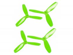 Комплект пропелерів для квадрокоптера 5045 V2 (зелений-прозорий)
