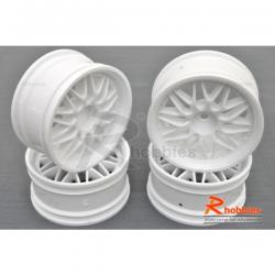 Комплект дисків коліс для шосейних автомоделей 1/10 (білі)