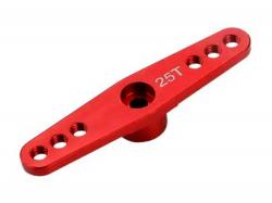 Алюминиевая качалка 25Т 47мм для сервоприводов (красная)
