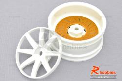 Комплект дисків коліс для шосейних автомоделей 1/10 (Білі)