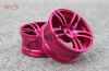 Диски алюмінієві Cmartlink RC 1/10 Drift Wheels Rim (рожеві), Світлина 2