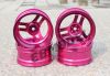 Диски алюмінієві Cmartlink RC 1/10 Drift Wheels Rim (рожеві), Світлина 1
