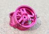 Диски алюмінієві Cmartlink RC 1/10 Drift Wheels Rim (рожеві), Світлина 2