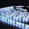 LED cтрічка 5050, холодний білий колір,основа біла, вологозахищена IP65 (5см), Світлина 1