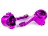 Передній поворотний кулак HSP 102011 (алюміній) 1/10 фіолетові (пара), Світлина 1