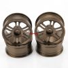 Диски алюмінієві 1/10 RC On-Road DRIFT (gun metal), Фото 1