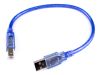 Кабель USB-USB Type B (300мм), Фото 1