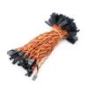 Перехідник сплетений JR (Male-Male) 26AWG 10см, Світлина 2