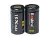 Акумулятор Soshine Li-Ion 18350 1000mAh 3.7V (2шт), Світлина 1