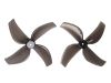 Набір пропелерів Gemfan 1613-4 40мм Clear Black 4 пари (вал 1мм), Фото 1